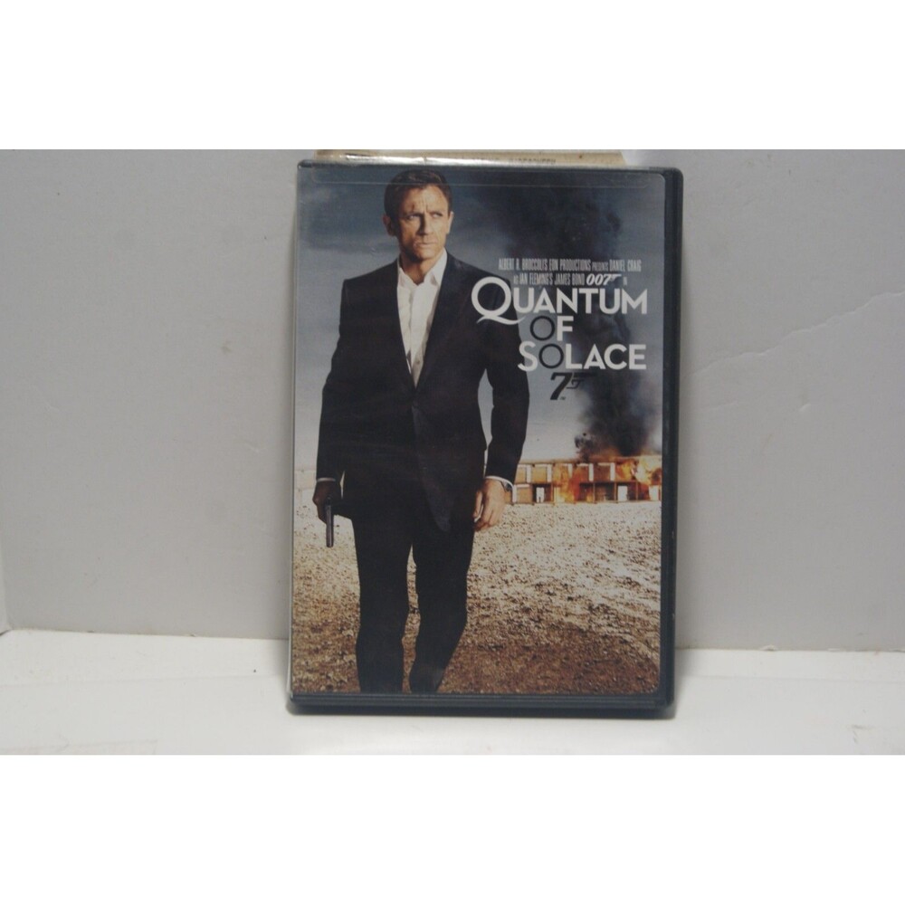 Quantum of Solace - DVD - Daniel Craig is 007 Action Adventure Story Film
